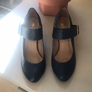 💥RP💥Stylish blue heels buckle strap